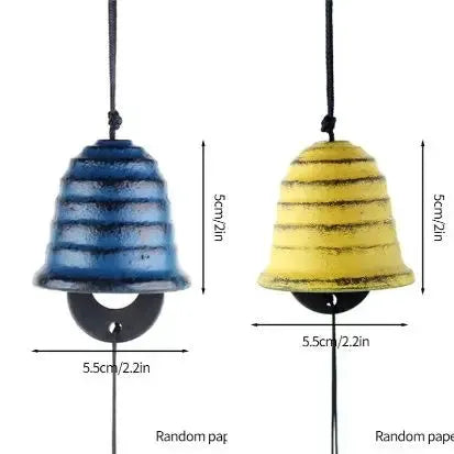 Japanese Wind Chimes Cast Iron Wind Bells Hanging Pendant Feng Shui Good Luck Temple Wind Bells Outdoor Home Garden Decoration from PriceLows™