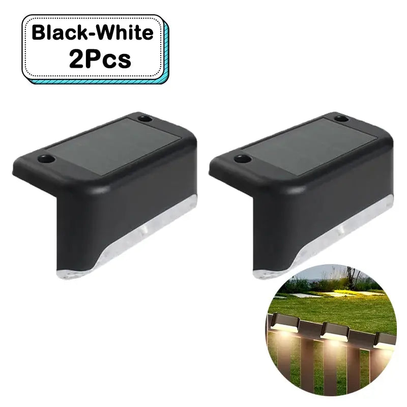 Outdoor Solar Step Lights Warm White LED Waterproof Stair Path Lighting for Garden Patio Fence Balcony Decoration Solar Power from PriceLows™