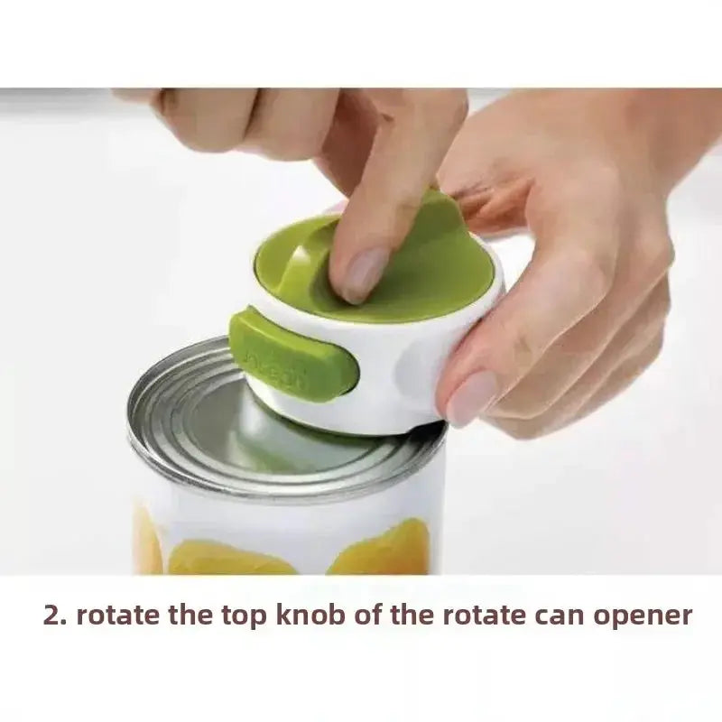 Rotary Can Opener | Manual Kitchen Tool | Jar Opener | One Size