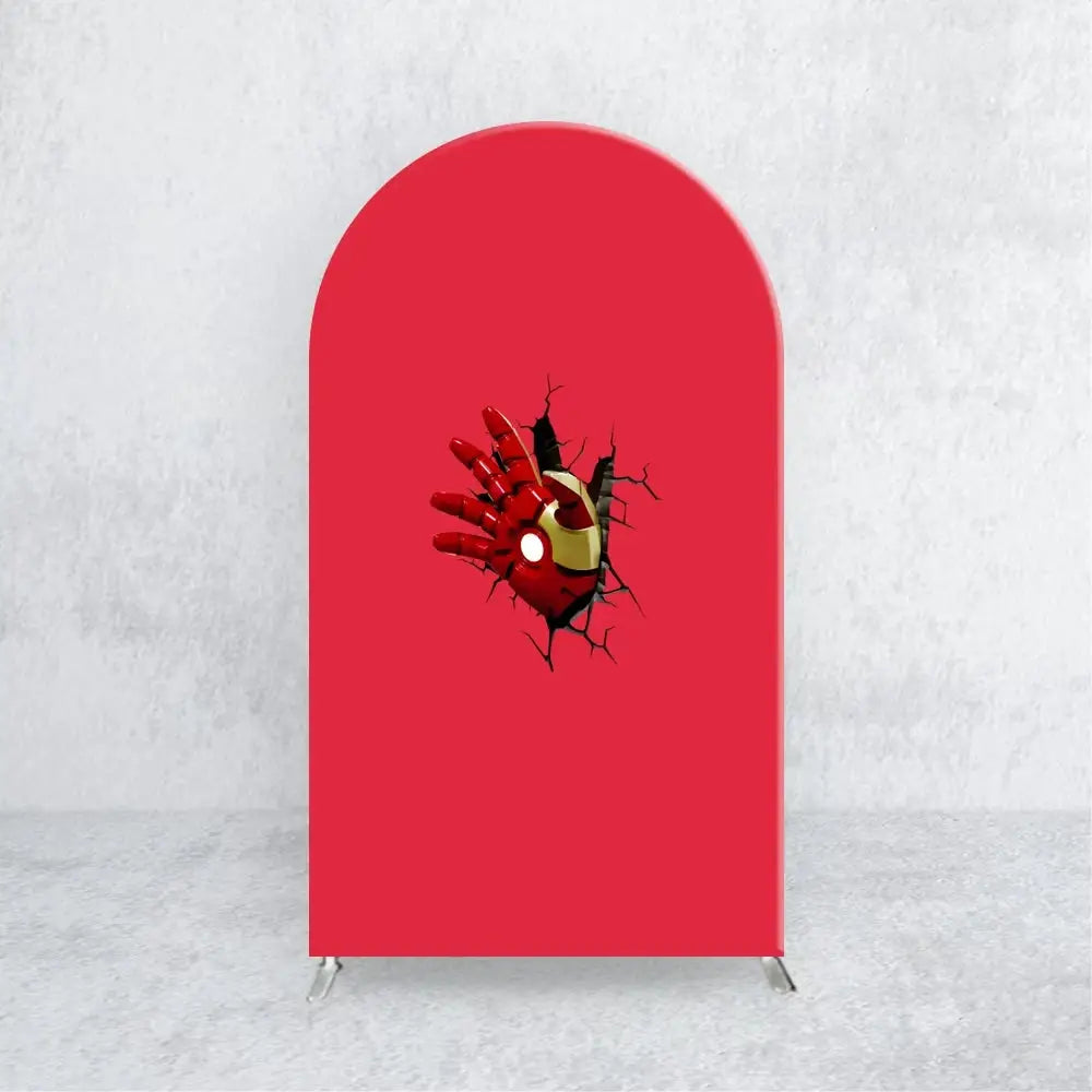 Party Backdrop | Marvel Avengers Theme | Arch Backdrop Cover | Custom Name