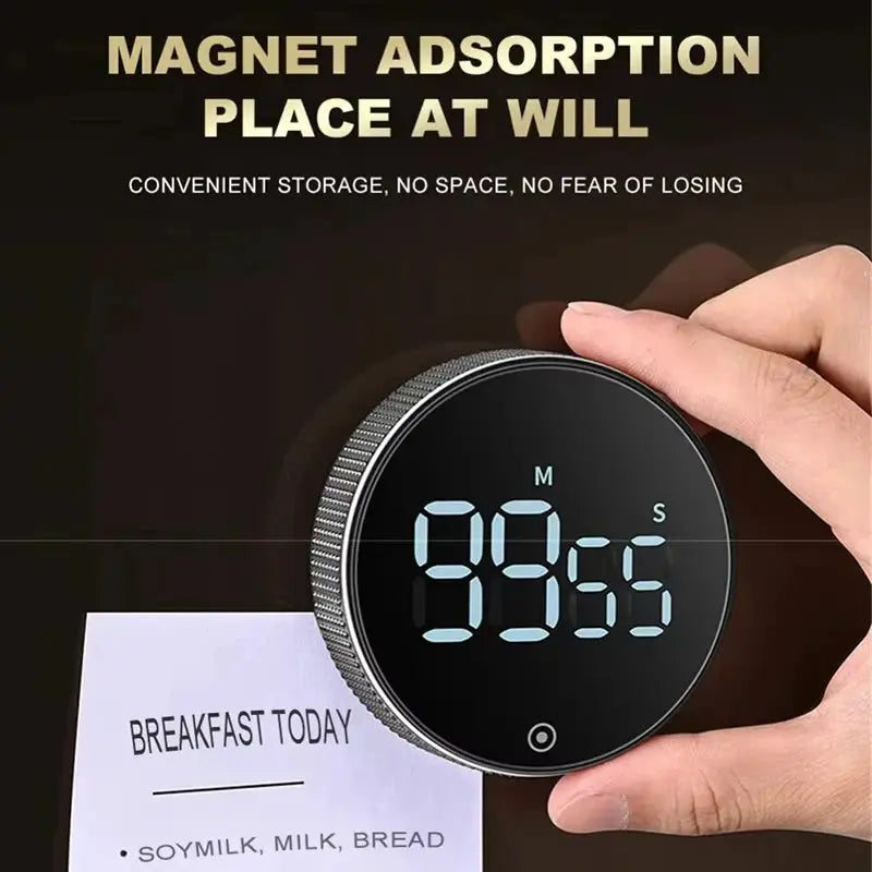 Dinrgo Magnetic Digital Timers Manual Countdown Kitchen Timer Countdown Clock Mechanical Counter for Cooking Shower Study from PriceLows™