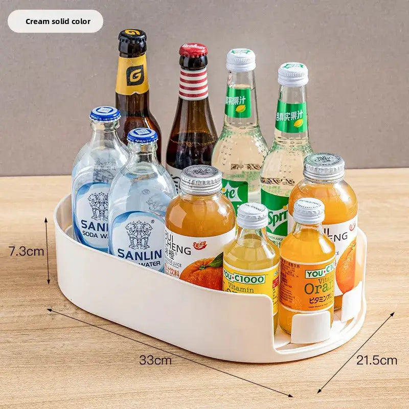 Refrigerator Storage Box | 360 Rotating | Multifunction Spice Organizer