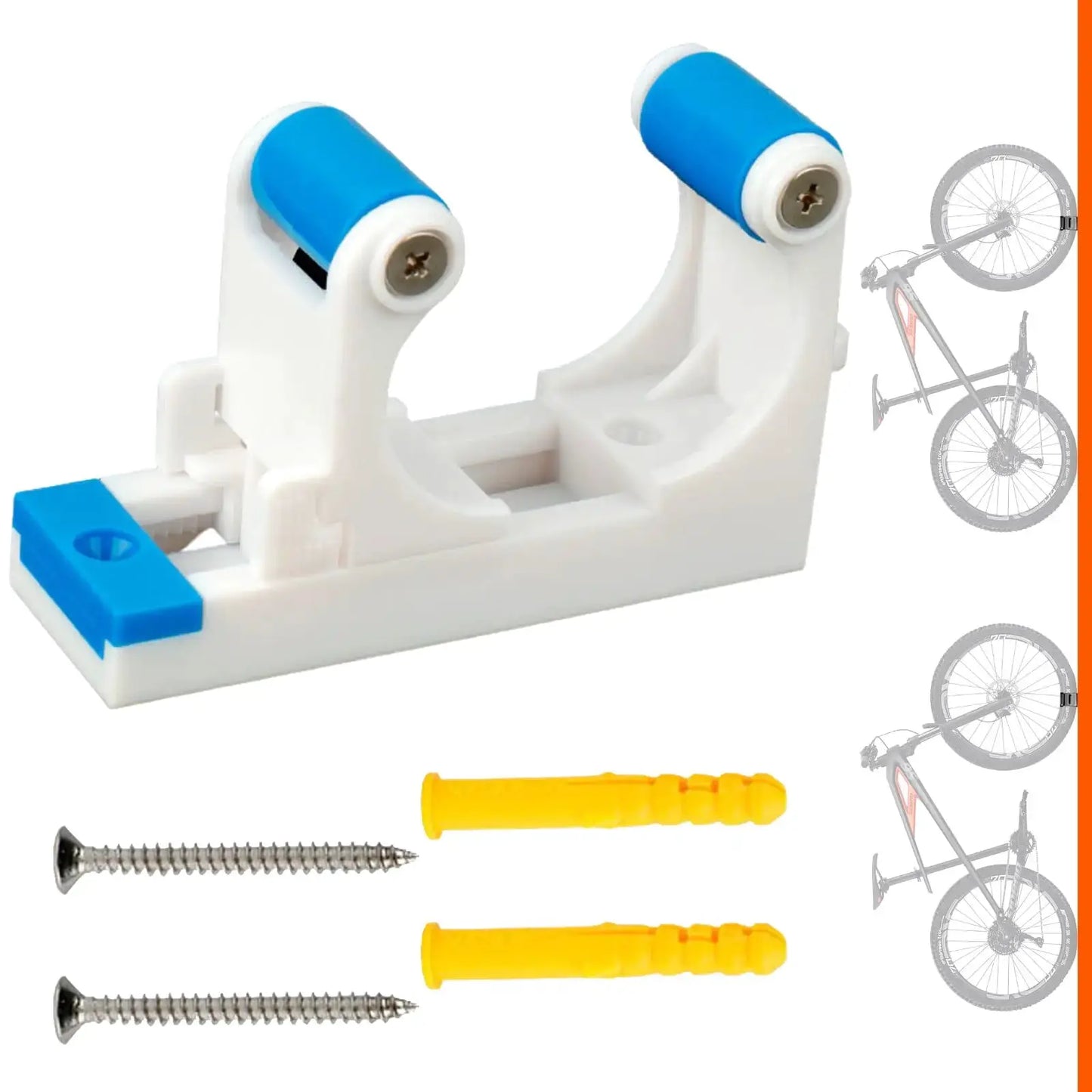 Bicycle Buckle Hooks MTB Bike Wall Holder Rack Repair Stand Hanger Mount Storage Fits 1.0-2.8 inches Tube Bicycle Parking Rack from PriceLows™