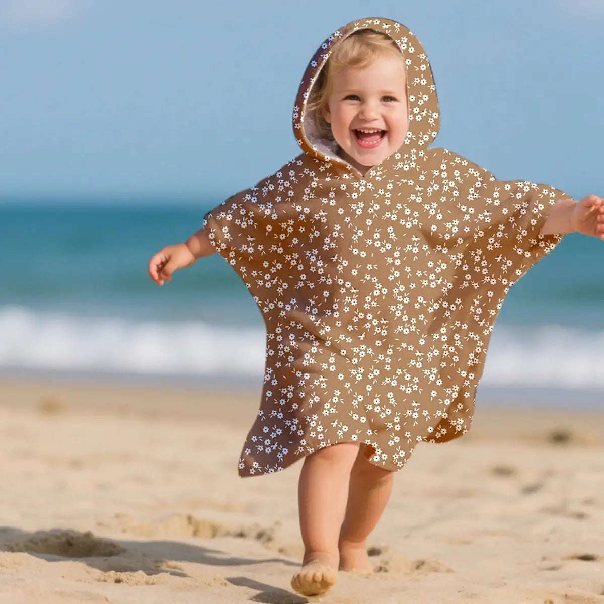 Kids Hooded Towel | Soft Polyester | Large Size | Cartoon Print