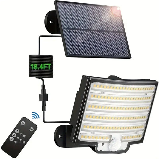 Solar Outdoor Lights - LED Motion Sensor Light with Remote Waterproof Security Flood Light for Patio Garage Porch Yard from PriceLows™