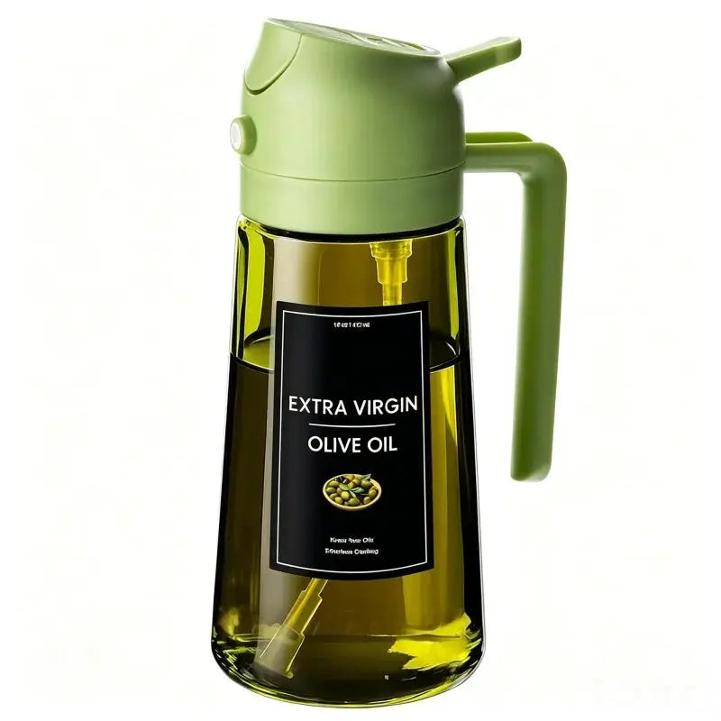 Olive Oil Dispenser | 470ml Capacity | 2 In 1 Spray And Pour | Glass