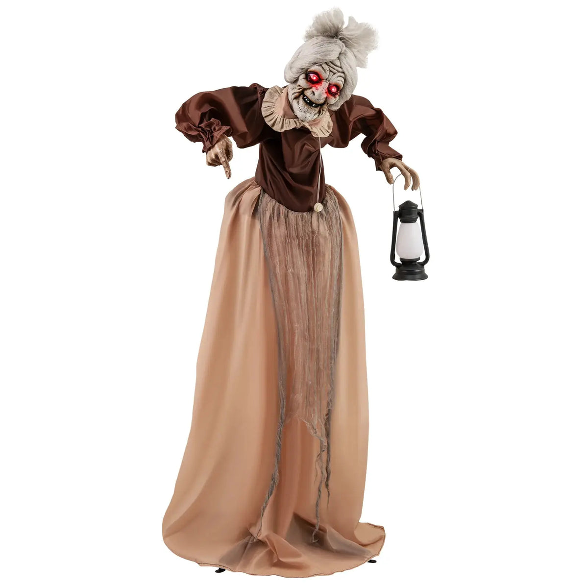 Halloween Animatronic Maid | Talking And Moving Arms | LED Sound