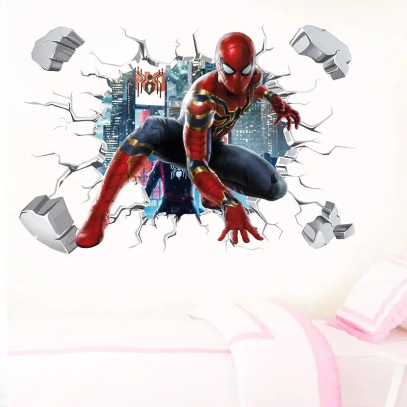 3D Avengers Wall Sticker | Size 40x60 cm | Colorful PVC | One Size
