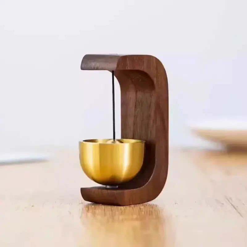 Dopamine Wind Chime Magnetic Indoor Wind Chime, Oak Material Doorbell Copper Bell, Walnut Copper Trim Home Wind Chime Doorbell from PriceLows™