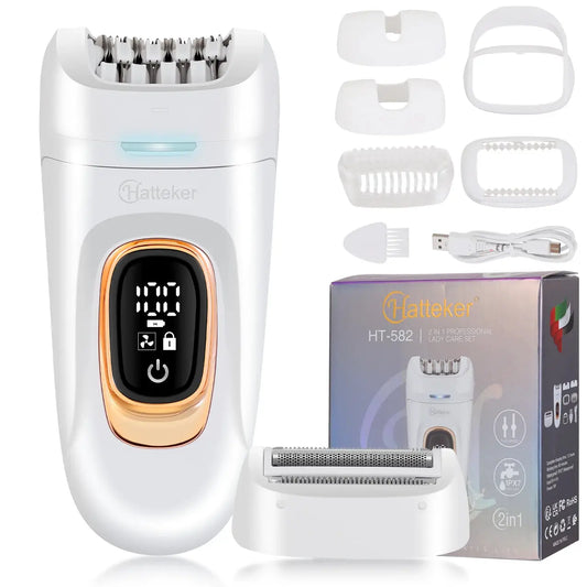 2-in-1 Epilator | IPX7 Waterproof | 90 Minute Runtime | For Women