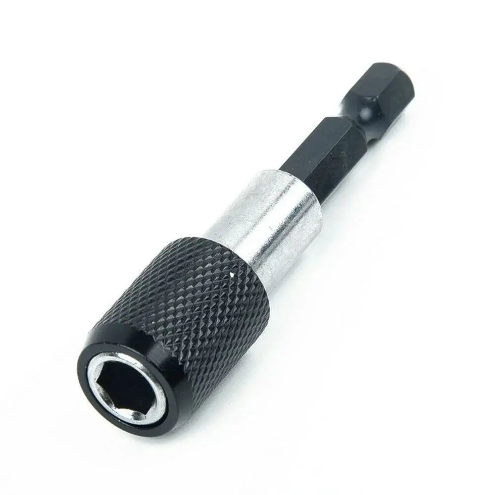 1/4 Hex Shank Quick Release Electric Drill Adapter No Magnetic Screwdriver Bit Holder 60mm Power Tool Accessories from PriceLows™