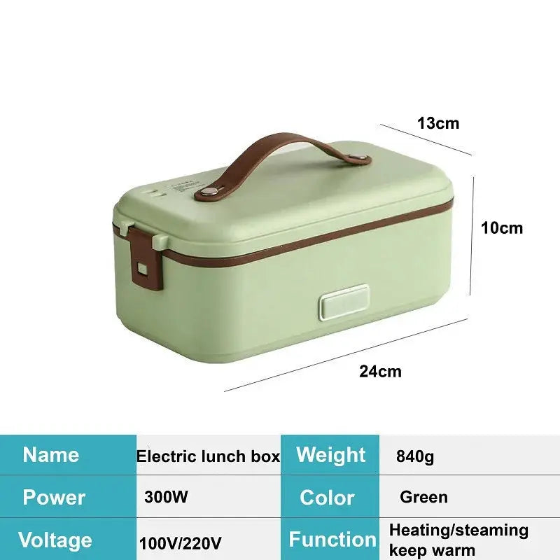 110V/220V Electric Lunch Box Portable Food Fast Heating Lunch Box 304 Stainless Steel Warmer Multi-Layer Office Lunch Box 800ml from PriceLows™