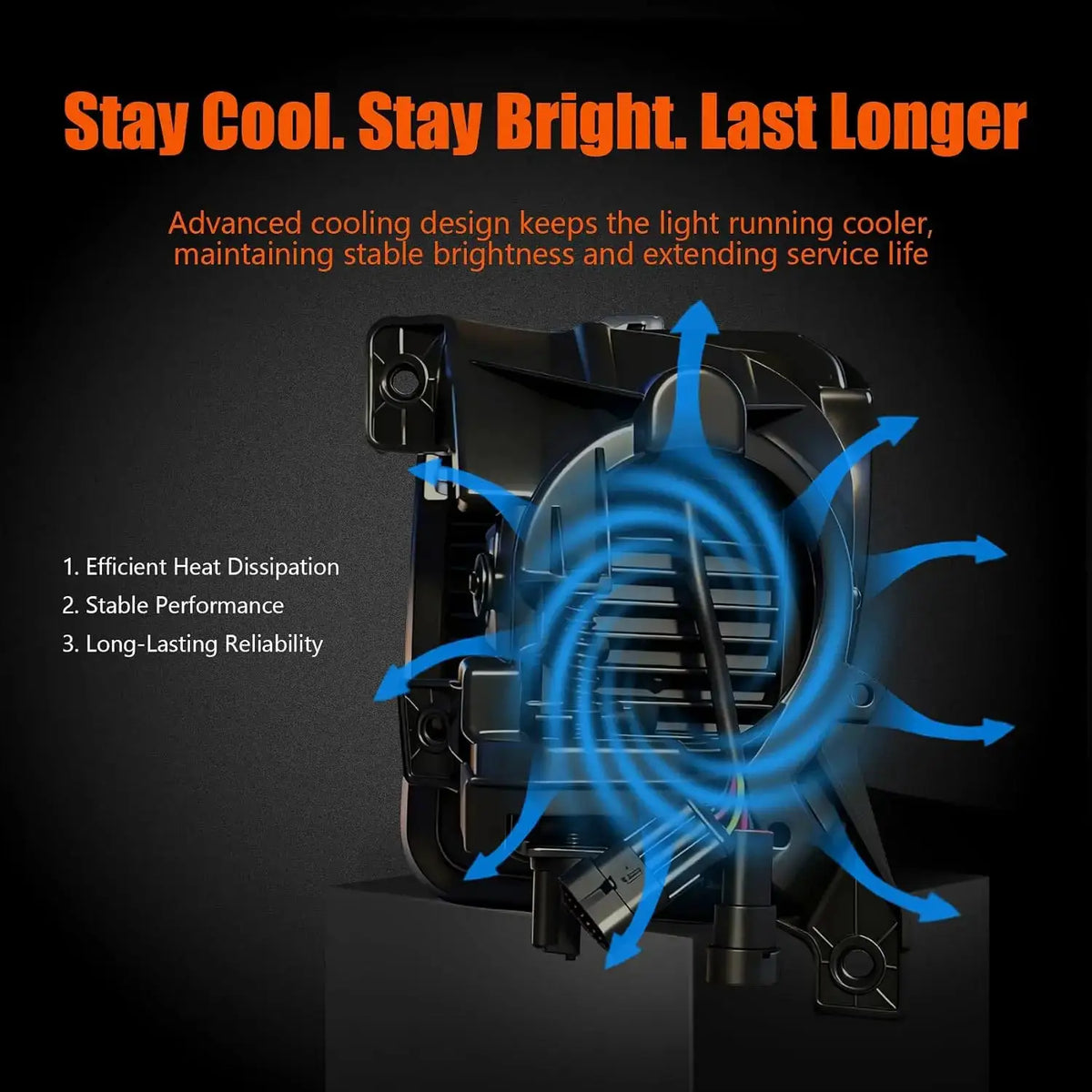 LED Fog Light Assembly | Dot Certified | Black Housing | 2013 2021 Ram 1500