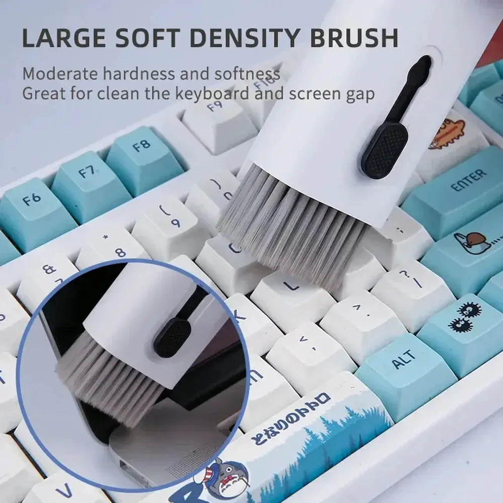 Keyboard Cleaning Kit | Keycap Puller And Screen Brush | 7 Piece Set For Tech