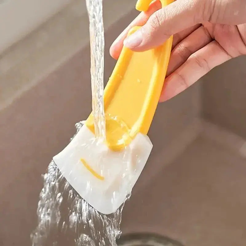 Cleaning Spatula Kitchen Scraper Soft Blade Scraper Brush Dirty Pan Pot Dishes Cleaner Tools Cooking Baking Tool Kitchen Gadget from PriceLows™