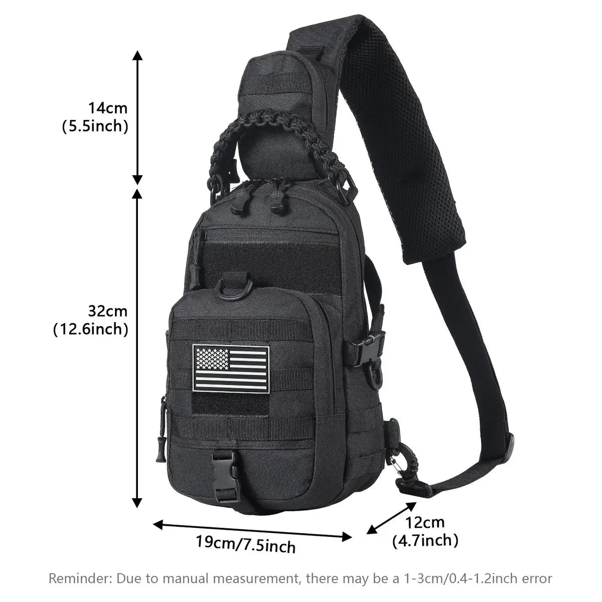 Chest Bag | Lightweight Polyester | Large Capacity | Outdoor Running