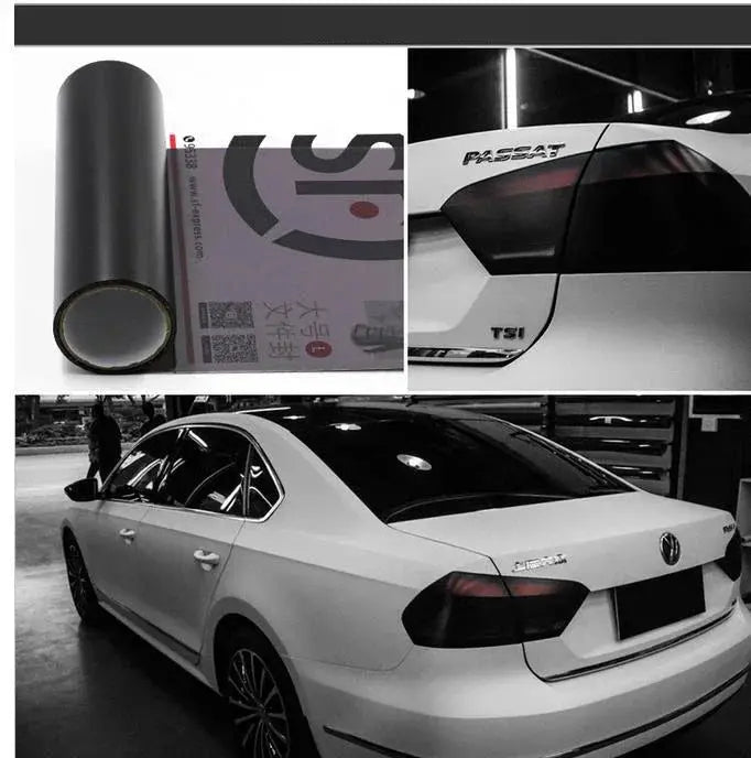 Gloss Transparent Light Black Smoke PVC Film Tint 30 X60cm Auto Car Light Headlight Taillight Tint Vinyl Film Sticker Wrap Cover from PriceLows™