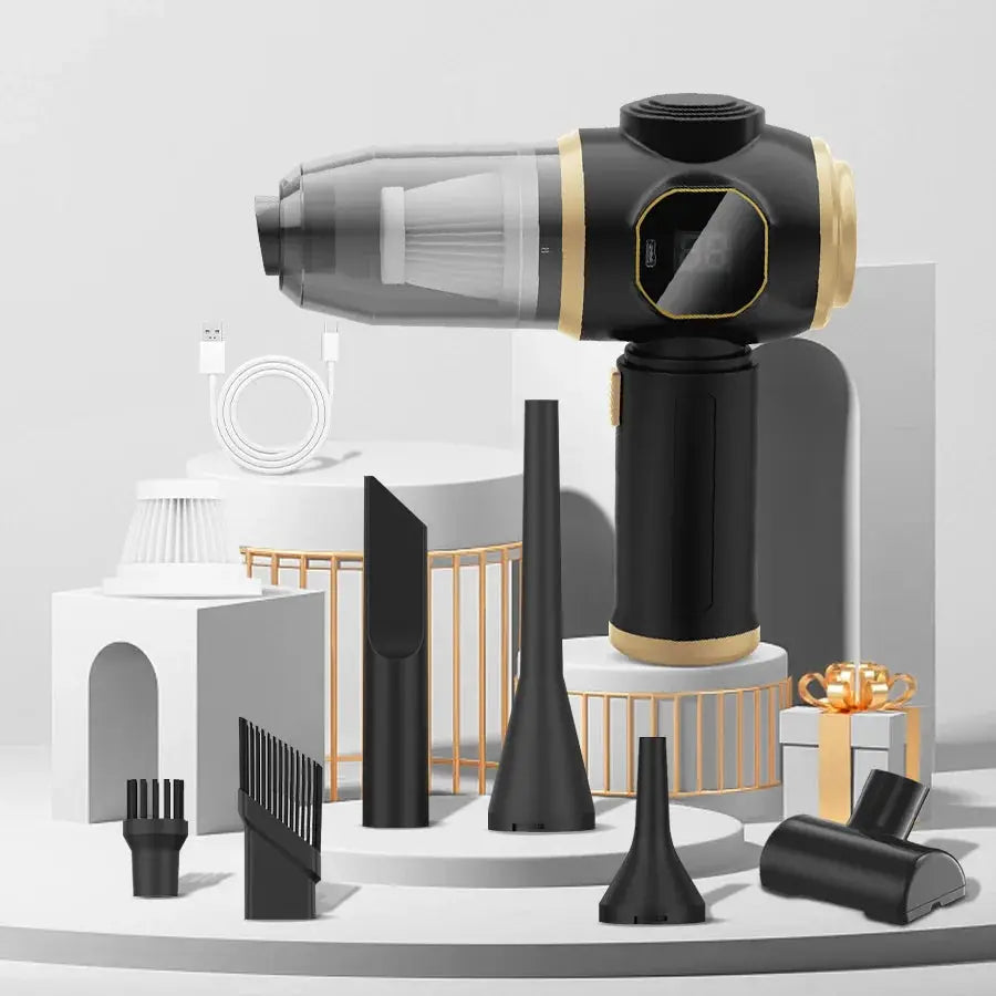 Wireless Car Vacuum Cleaner | High Power Suction | ABS Portable Design