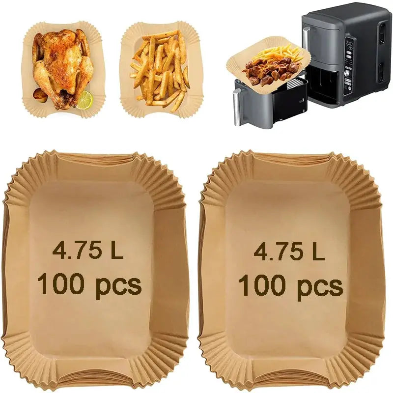 Air Fryer Paper | Ninja Double Stack XL | Disposable Paper | Rectangular
