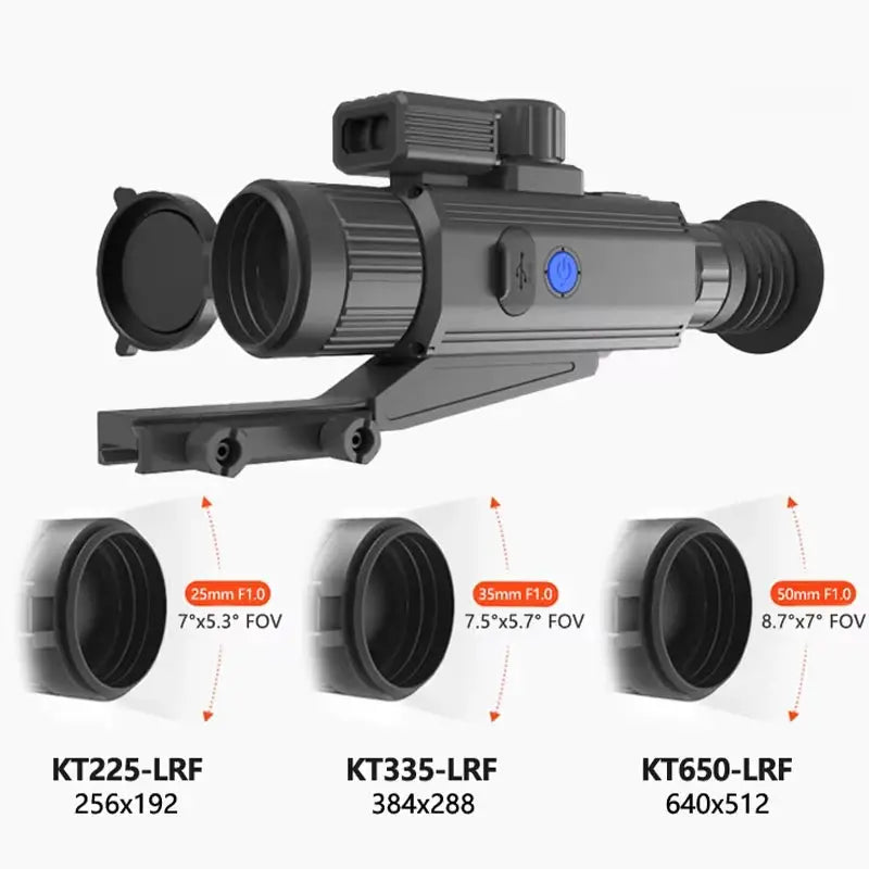 384x288/640x512 Thermal Rifle Scope, 35mm/50mm Lens, 50Hz,with Laser Rangefinder&Ballistic Calculator Night Vision Hunting Scope from PriceLows™
