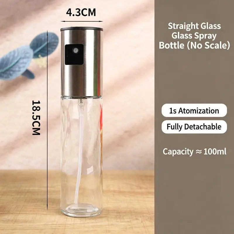 Olive Oil Sprayer | Glass Body | Stainless Steel Nozzle | One Size