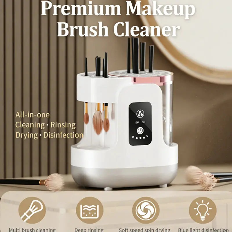 Makeup Brush Cleaner | USB Electric | Quick Dry Stand | Portable