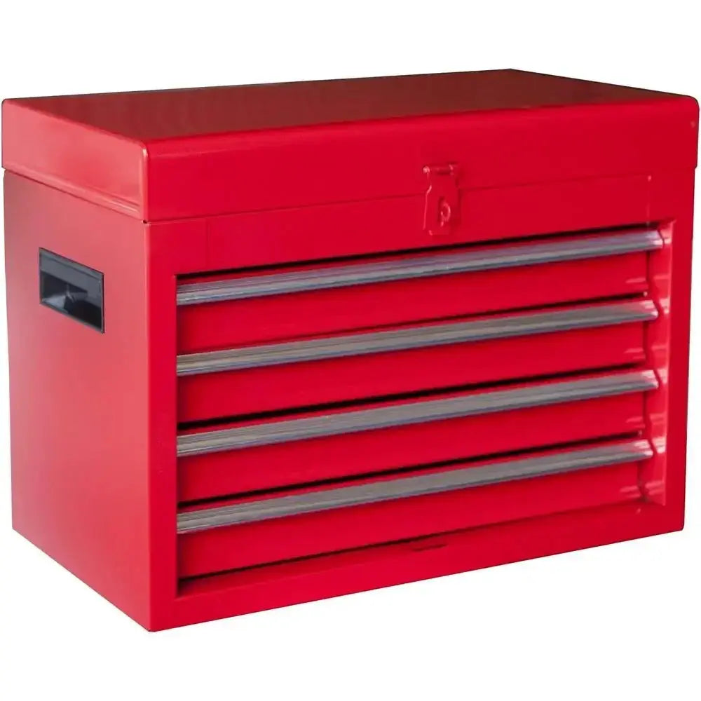 ATBT1204B-RED Rolling Garage Workshop Tool Organizer: Detachable 4 Der Tool Chest with Large Storage Cabinet and Adjustable Shel from PriceLows™