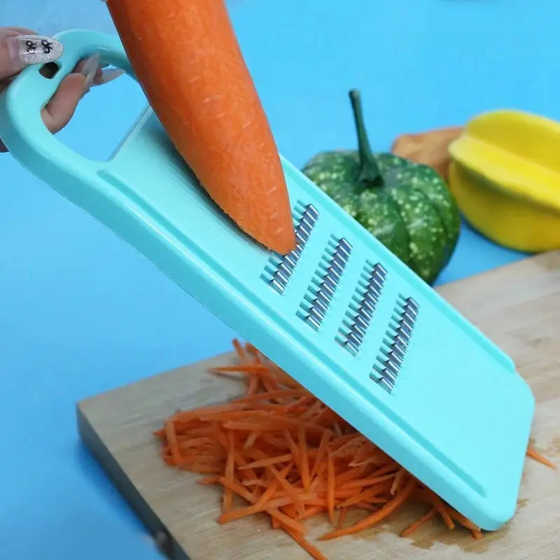 Manual Vegetable Grater | Stainless Steel Blades | Adjustable Slicer
