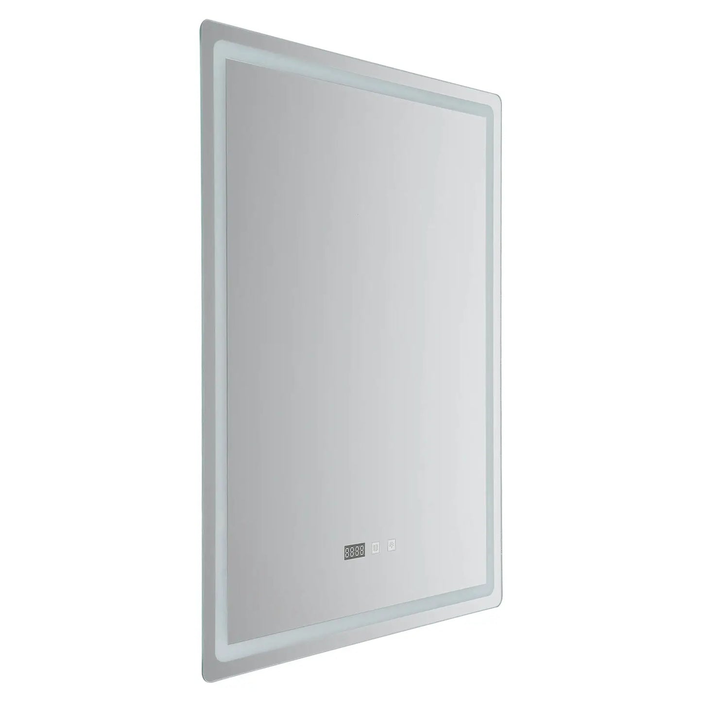 Led Bathroom Mirror Wall Mounted Anti Fog Lighted Smart Vanity Mirror with Time & Temperature Display from PriceLows™
