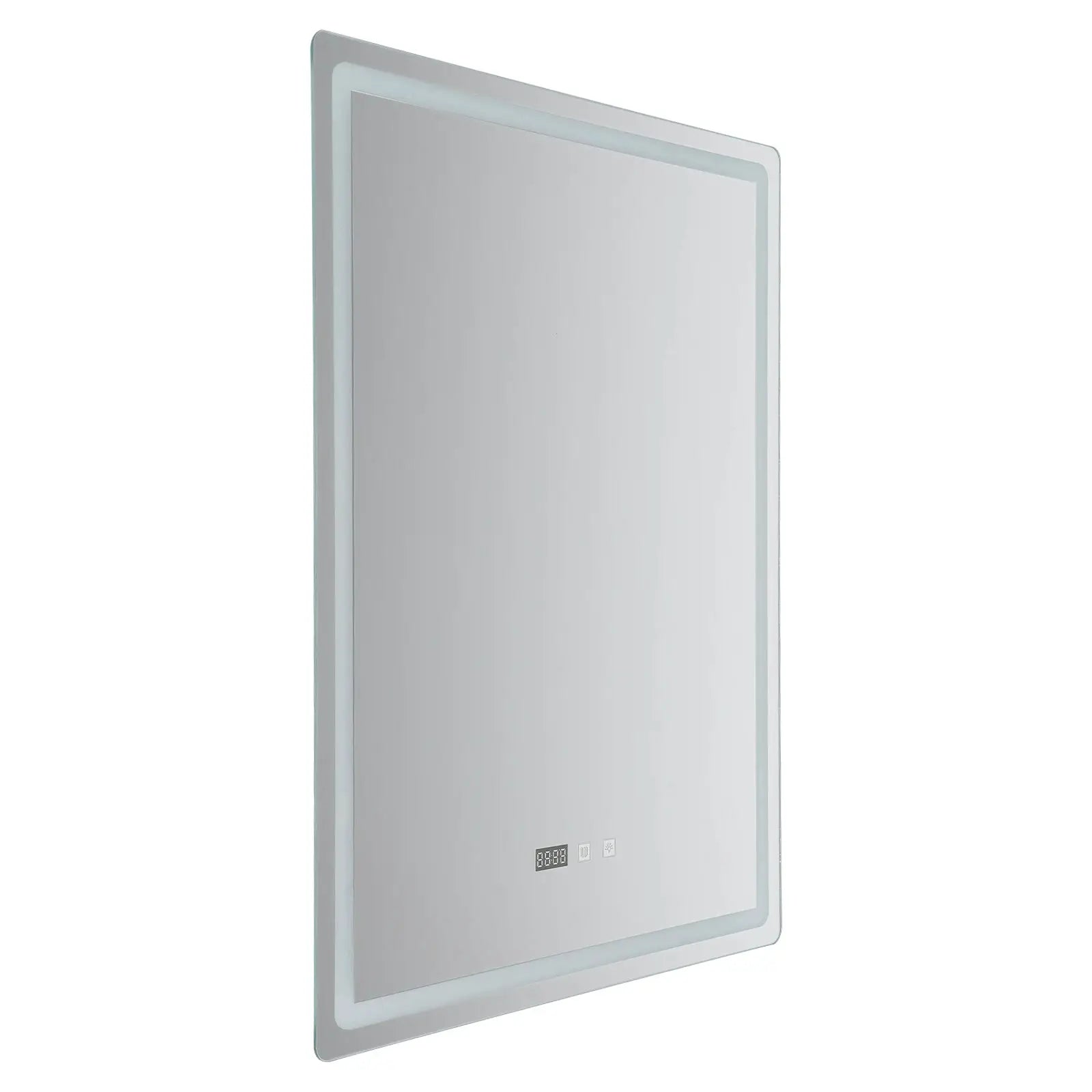 Led Bathroom Mirror Wall Mounted Anti Fog Lighted Smart Vanity Mirror with Time & Temperature Display from PriceLows™