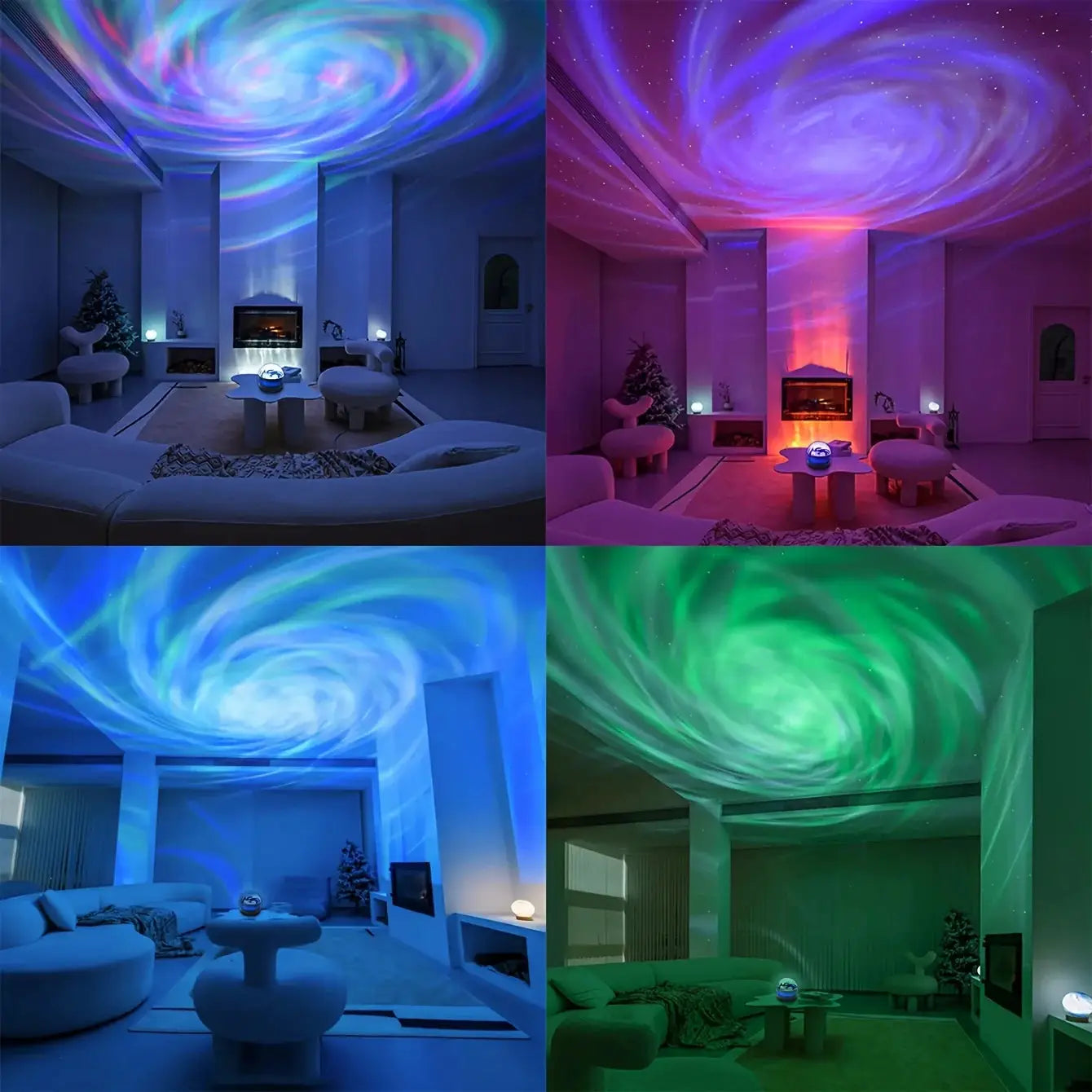 LED Night Light Galaxy Projector | Remote Control | 7 Modes