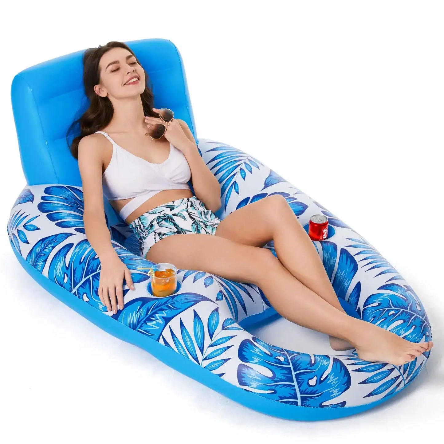 Inflatable Pool Float | For Adults 13 Plus | Lounger Style | One Size