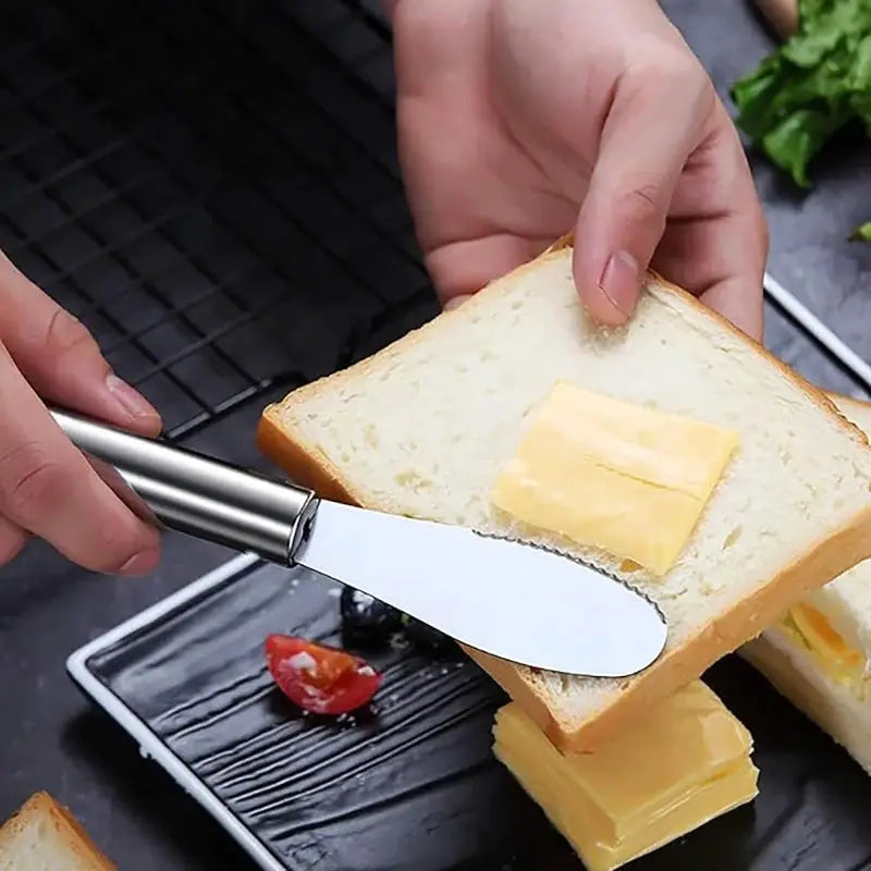 1Pcs Iron Spatula Durable for Cream Butter Jam Batter Mixing Scraping Baking Kitchen Tool from PriceLows™