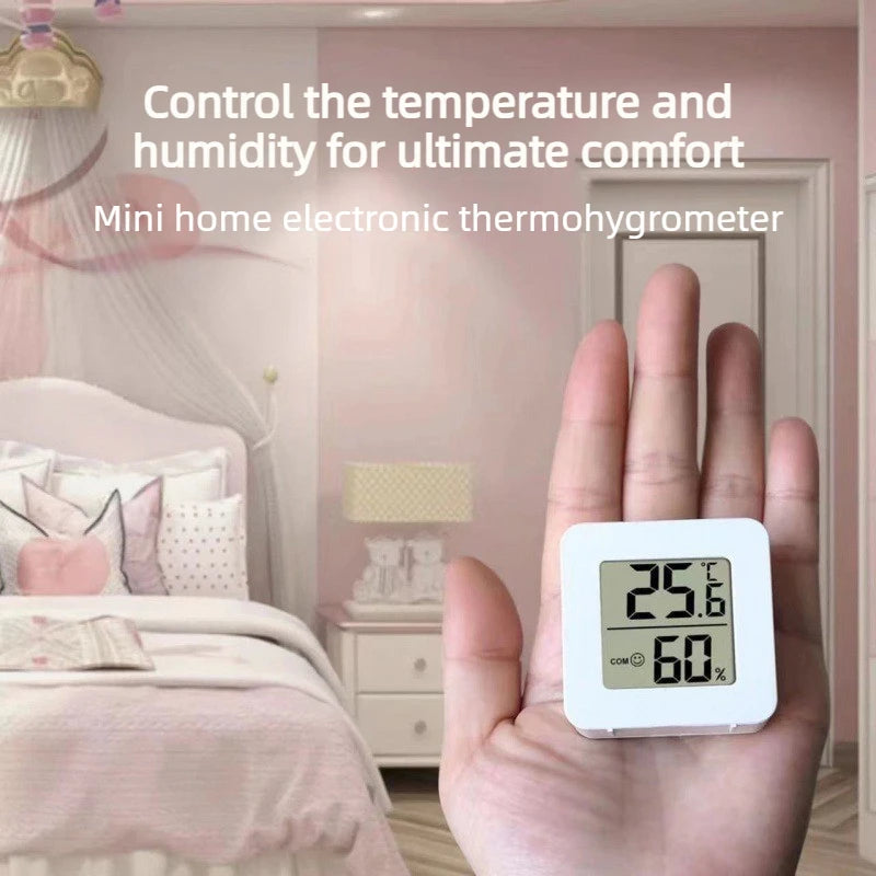 Digital Hygrometer Thermometer | Indoor Use | Mini LCD Display | Compact Size