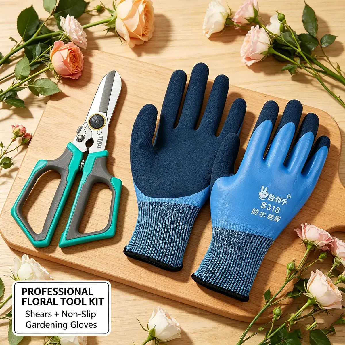 TUPI Garden Scissors for Flower Professional Garden Trimmer Scissors Hand Tools Gardening Pruning Scissors from PriceLows™