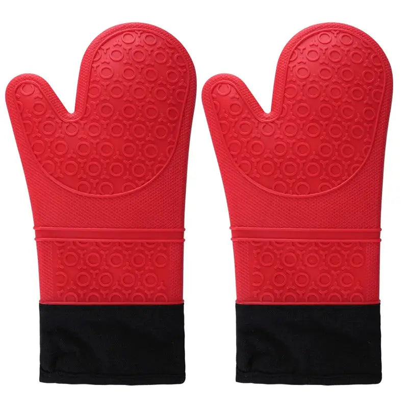 Oven Gloves | Silicone Heat Resistant | Non Slip | 1 Pair