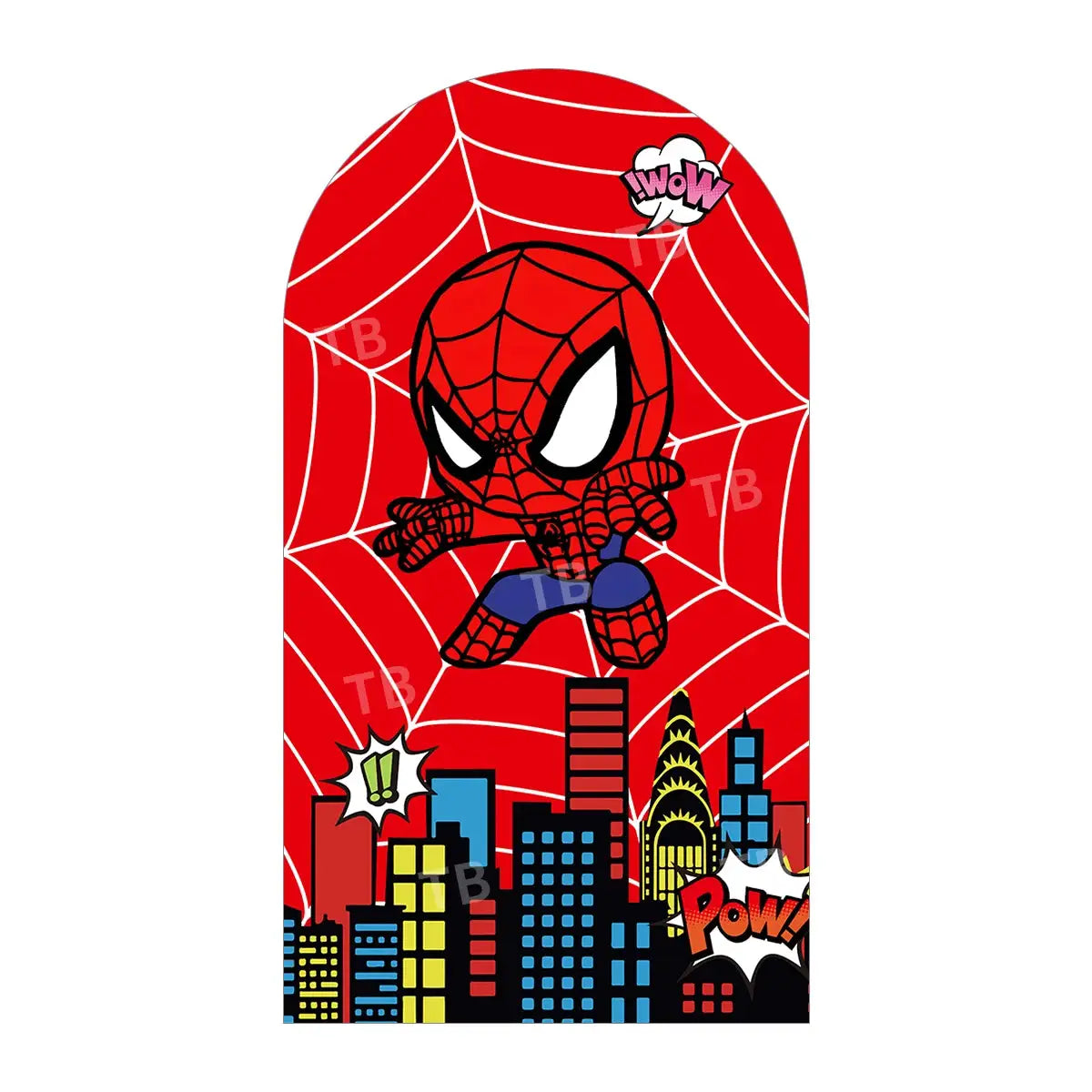 Party Backdrop | Marvel Avengers Theme | Arch Backdrop Cover | Custom Name