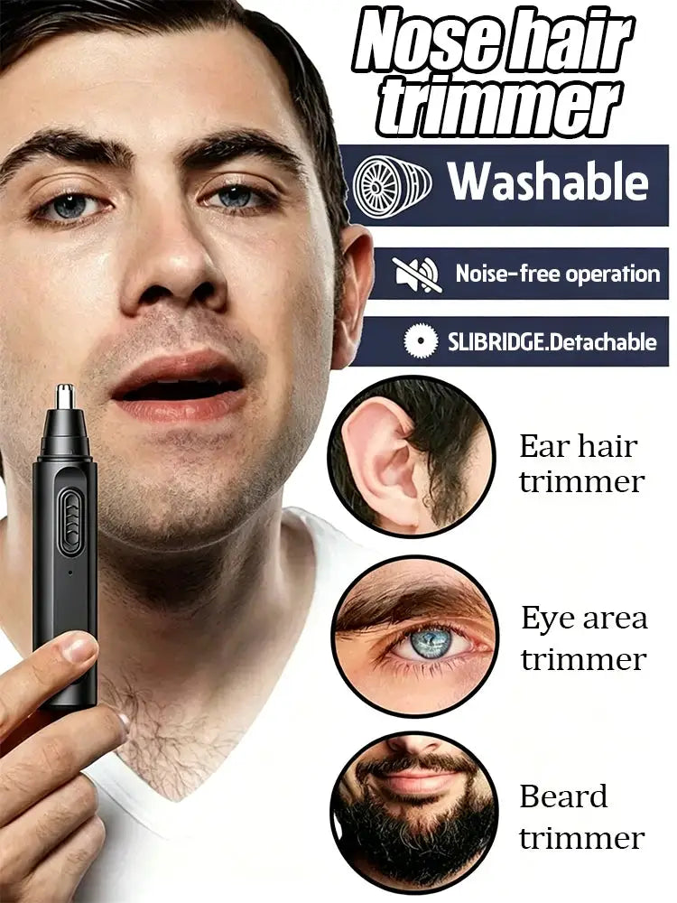nose hair trimmer and ear for facial hair remover,nasal hair cutter remover cleaning Washable,Portable pro from PriceLows™