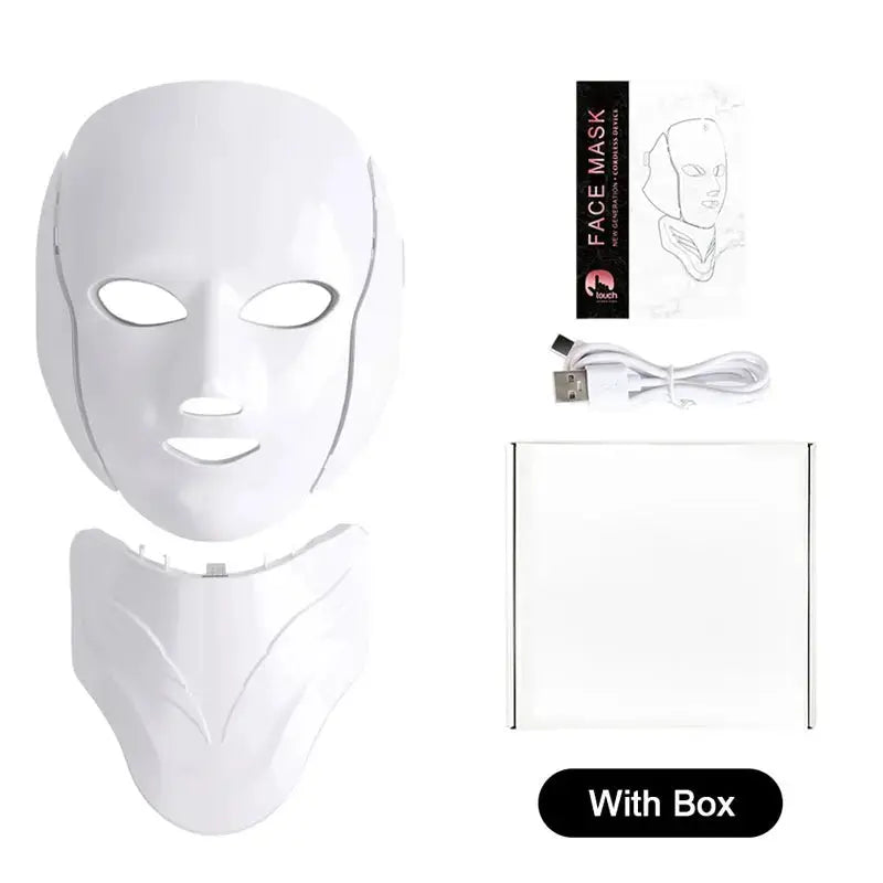 Led Face Mask | 7 Color Therapy | Skin Care Device | Home Beauty Machine