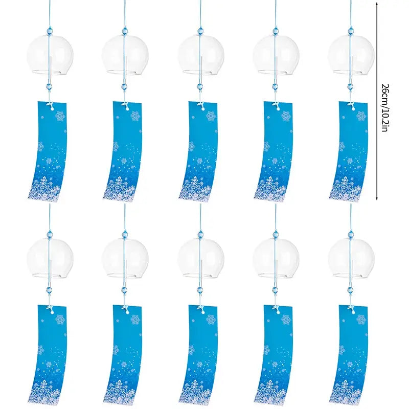 Japanese Windchime Huling Landscape Bell Glass Crystal Bell Wind Hanging Ornament Garden Landscape Japanese Wind Bell Decor 후우링 from PriceLows™