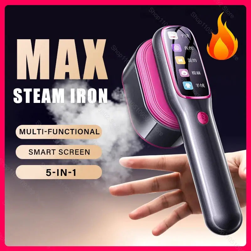 Handheld Steam Iron | 1200W Fast Heat | Portable Travel Steamer