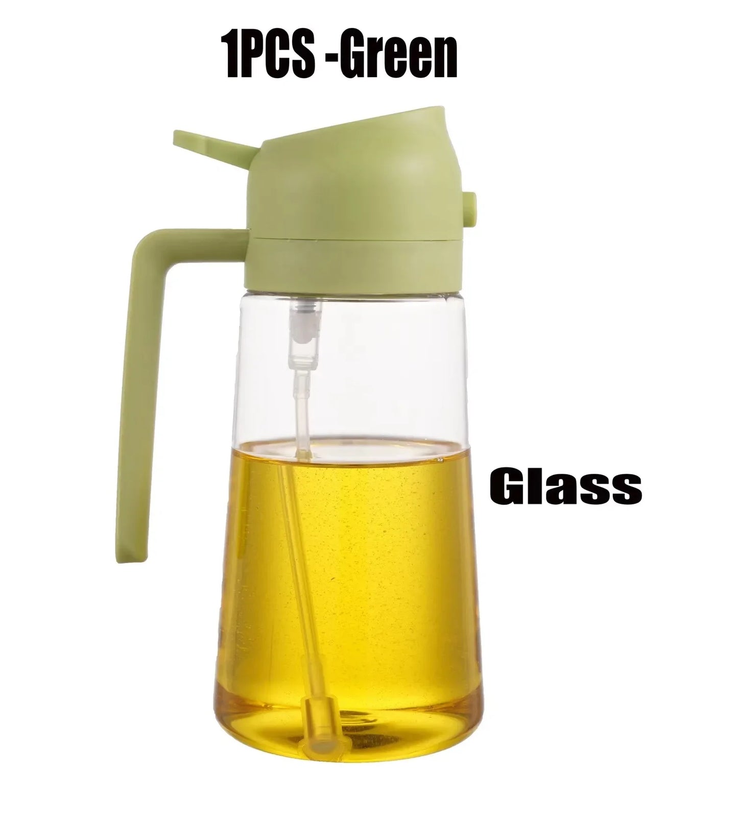 Oil Sprayer | Glass Oil Bottle | 2In1 Design | BBQ And Air Fryer