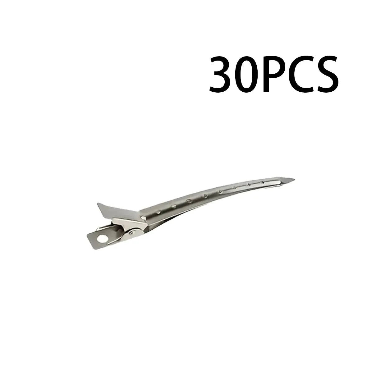 Metal Hair Clips | Duckbill Crocodile Style | 10 Pack Combo