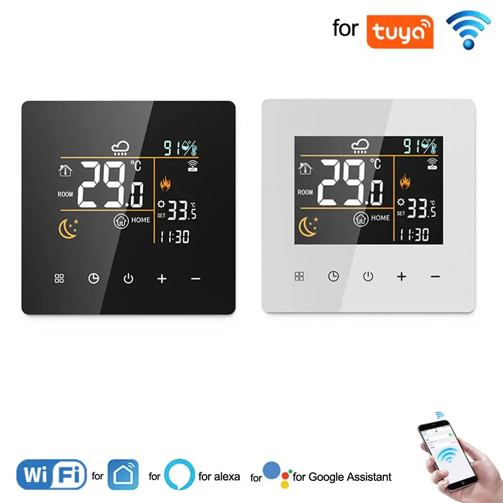 For Tuya Smart WiFi Thermostat And Hygrometer Digital Temperature Controller Temperature Humidity Infrared Controller from PriceLows™