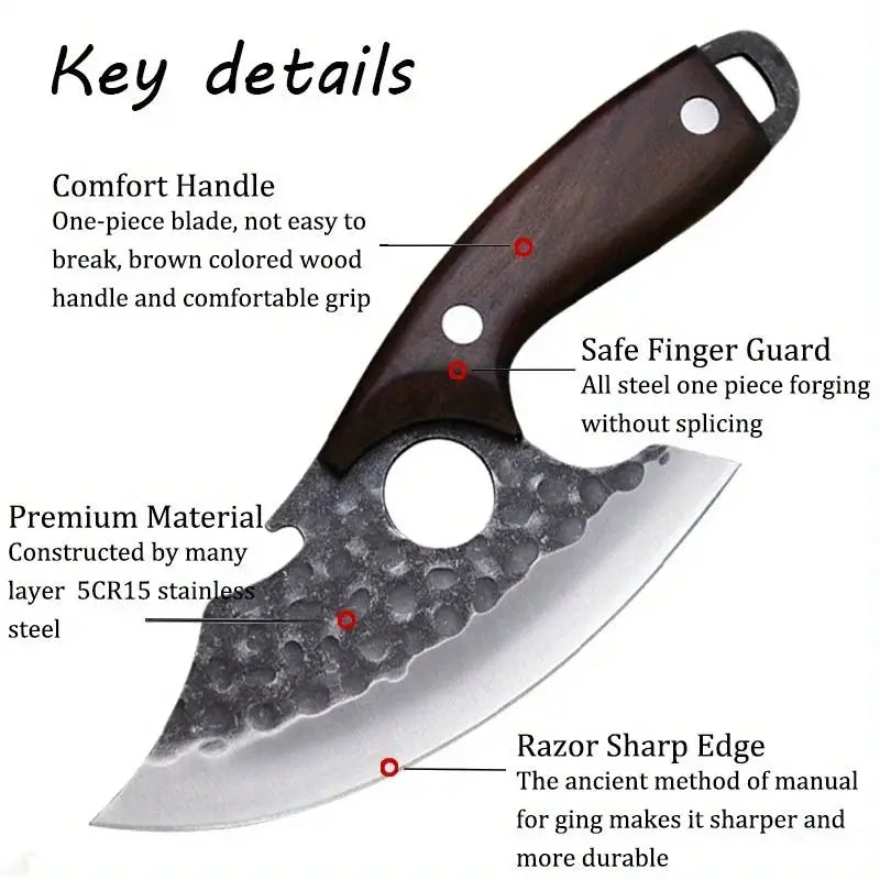 1-10PCS Stainless Steel Boning Knife Professional Kitchen Chef Butcher Utility Meat Cleaver Cooking Knife Household Tools from PriceLows™