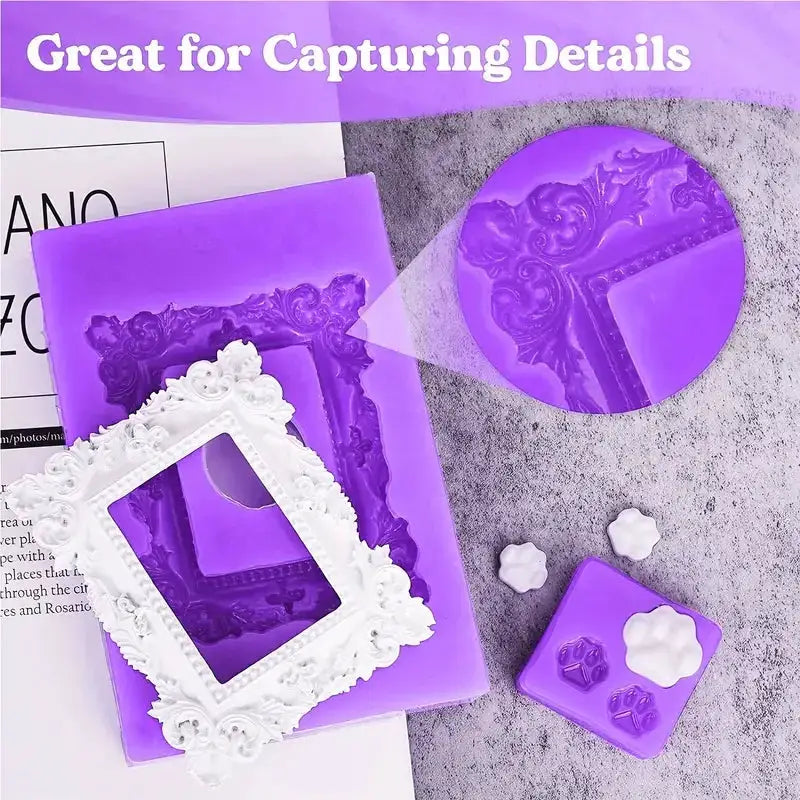 Silicone Mold Kit | Fast Cure Purple | Resin Casting | 2 Part System