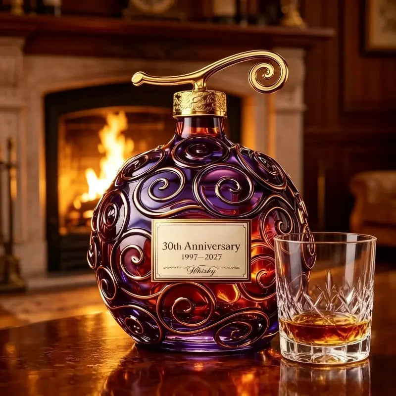 Anime Devil Fruit 30th Anniversary Glass Liquor Decanter Collectible Barware Home Decor from PriceLows™