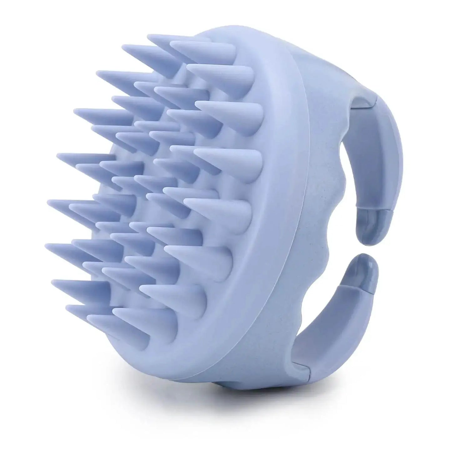 Silicone Hair Scalp Massager Brush | Soft Bristles | Beige