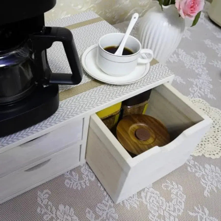 Kitchen Storage Organizer with 3 Drawers for Coffee Brew K Cup/Coffee Pod Holder - Office Organization Drawer for Desk, Multi-P from PriceLows™