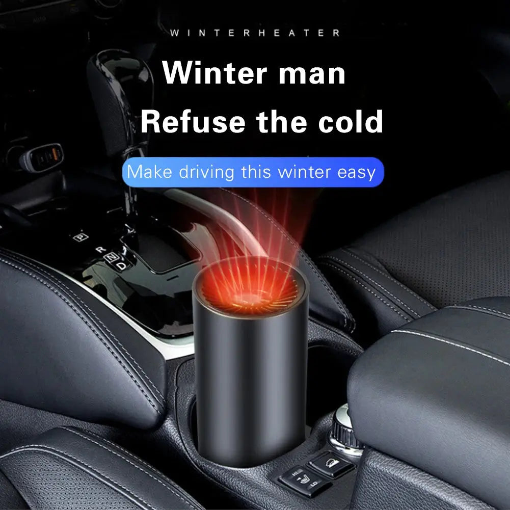 2 in 1 12V 150w Suction Cup Car Heater Windshield Defrost Defogger Car Heat Cool 360° Rotatable Car Accessories Portable Heater from PriceLows™